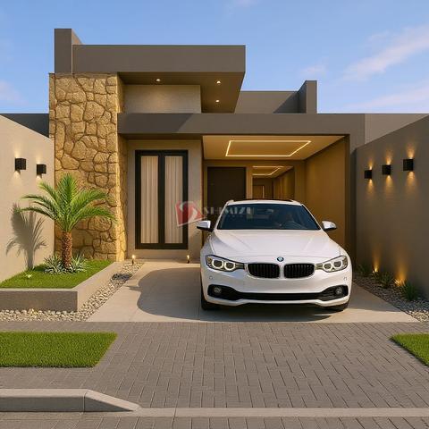 Casa à venda em Maringá, Jardim Real, com 3 quartos, com 97 m²